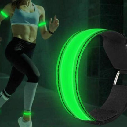 Reflective LED Armband for Night Running Safety