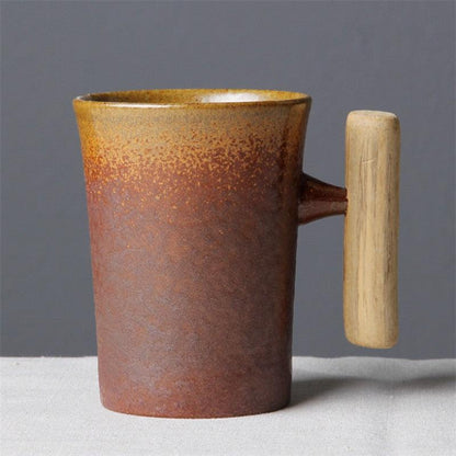Vintage Style Ceramic Coffee Mug