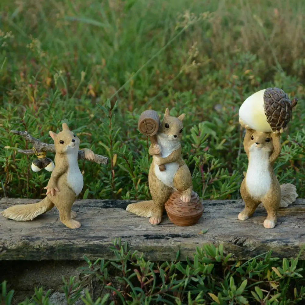 Adorable Squirrel Figurine with Love Heart