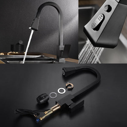 Contemporary Swing Kitchen Faucet – Sleek Stainless Steel Mixer Tap