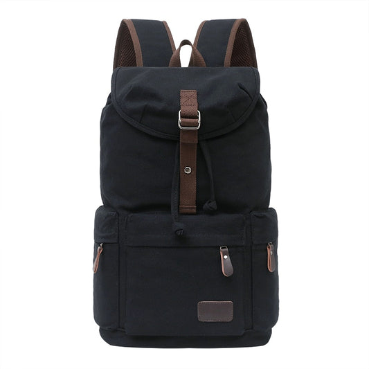 Spacious Canvas Hiking Travel Backpack - Fesara