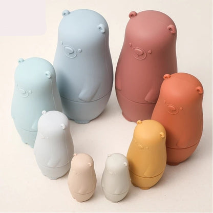 Colorful Russian Matryoshka Dolls Set - Fesara