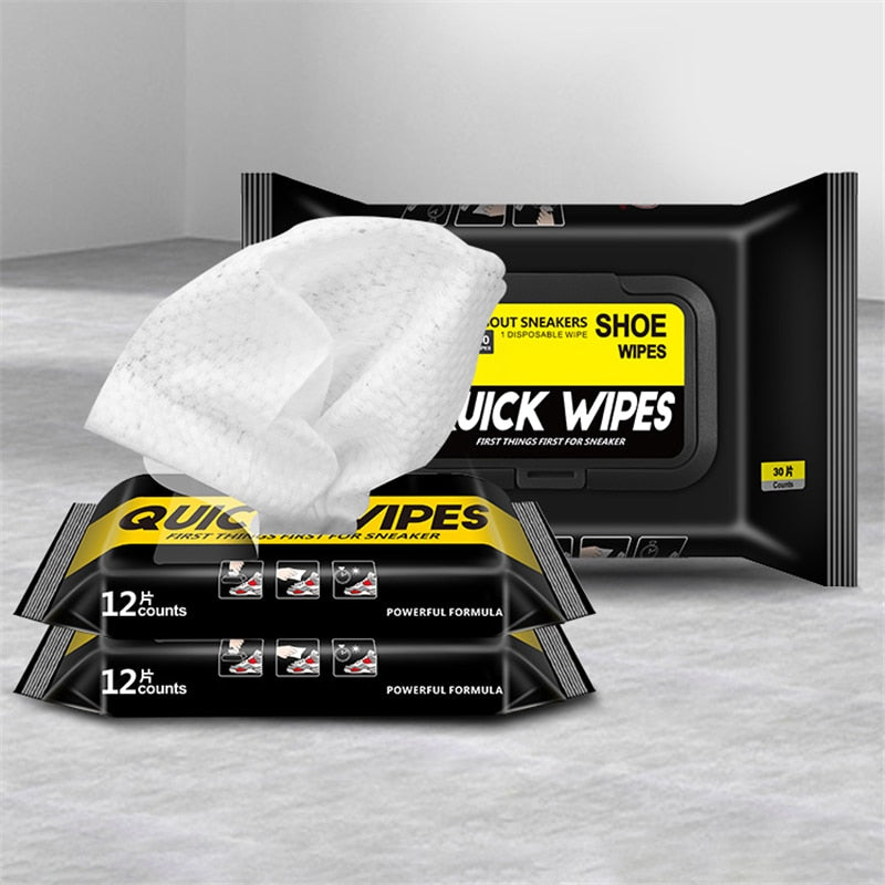 Quick Shoe Cleaning Wet Wipes