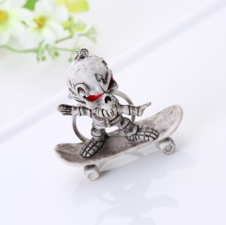 Unique Goth Style Skeleton Keychain