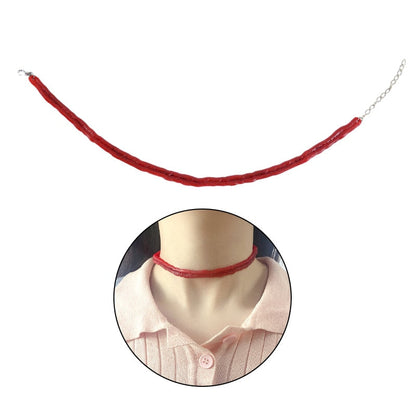 Spooky Bloody Drip Halloween Choker Necklace