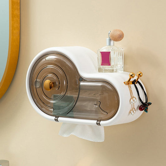 Compact Bathroom Toilet Paper Storage Box - Fesara