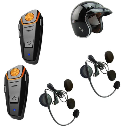 Waterproof Long Range Motorcycle Bluetooth Intercom System