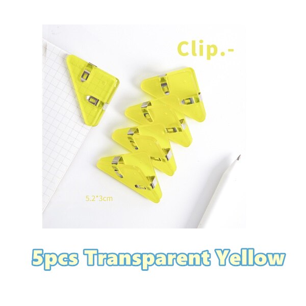 Bright Color Triangle Page Holder Clip