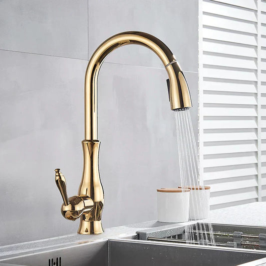 Luxury Brass Kitchen Faucet - Fesara