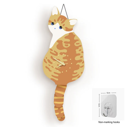 Fun Kitty Wall Timepiece