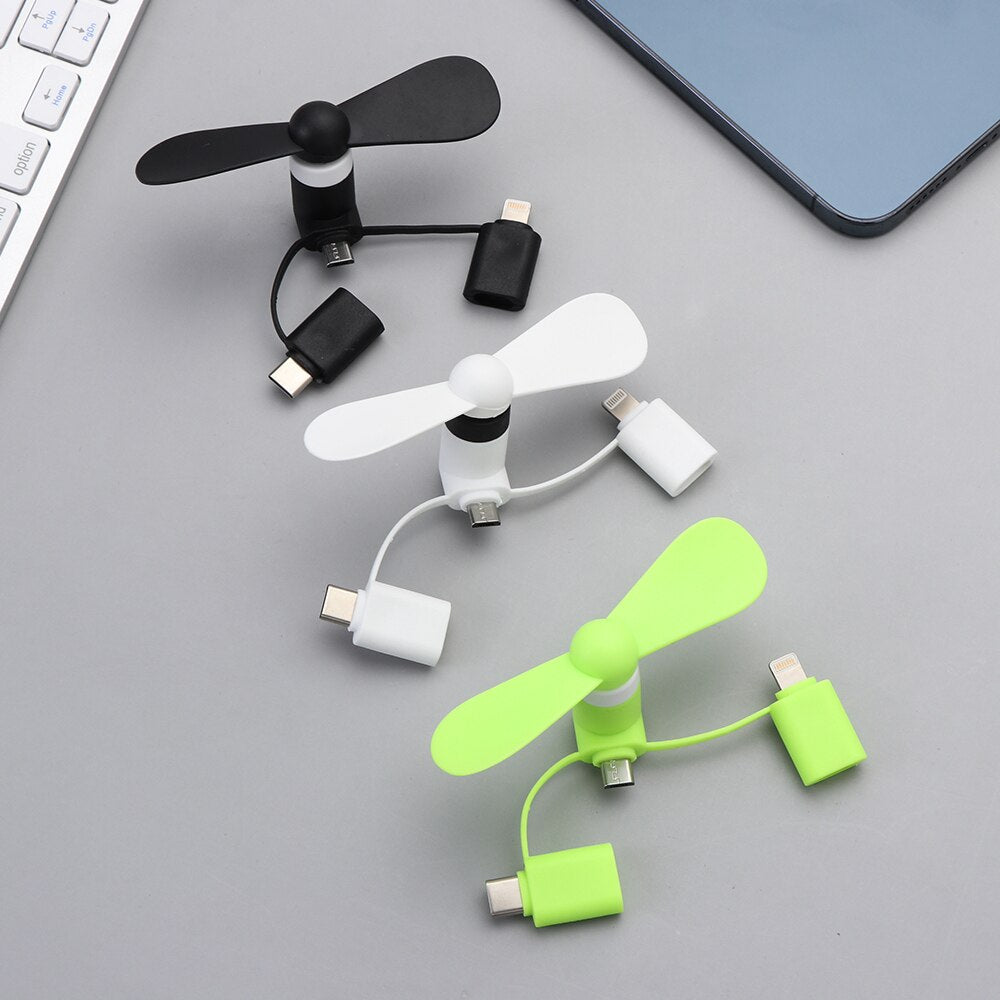 Compact Travel Phone Cooling Fan