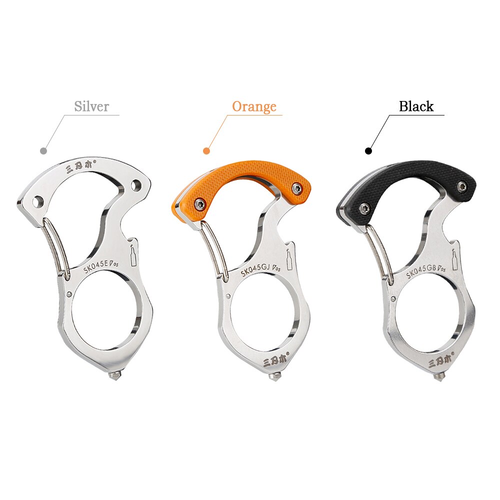 Tough Outdoor Multi-Tool Keychain Ring