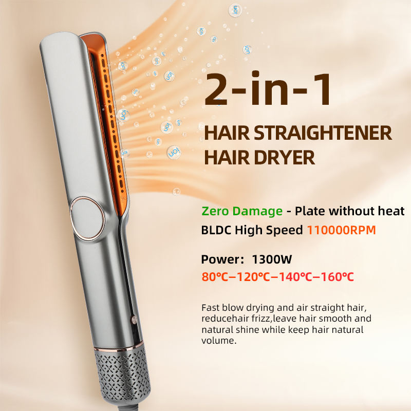 Easy Hair Styler 2-in-1 Dryer and Flat Iron