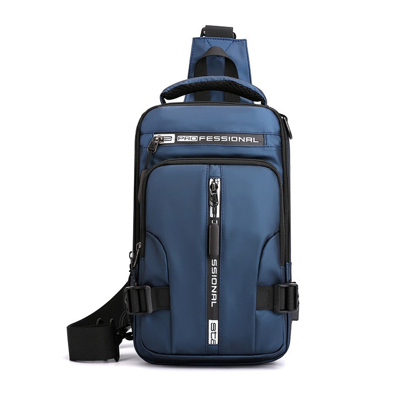 Secure Water Resistant Crossbody Purse, USB Charger Bag