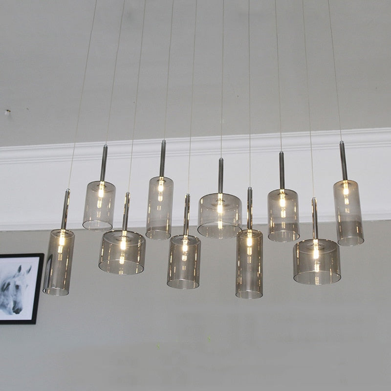 Stylish Glass Hanging Light Fixtures