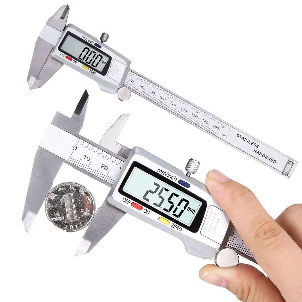 Precise Stainless Steel Digital Caliper 6 Inch