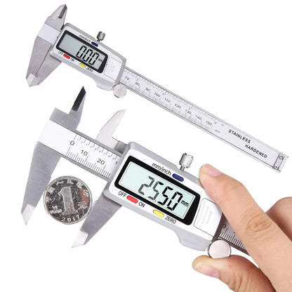 Precise Stainless Steel Digital Caliper 6 Inch