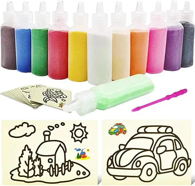 Colorful Kids Art Sand Painting Kit