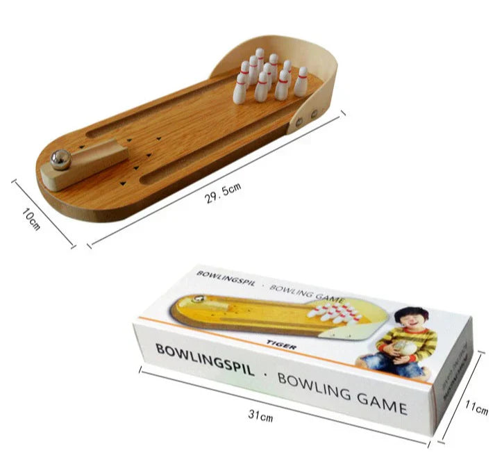 Compact Portable Mini Bowling Game