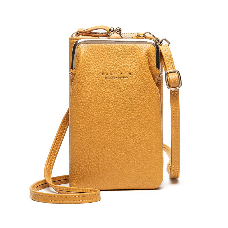 Versatile Cross Body Multi-Pocket Leather Handbag