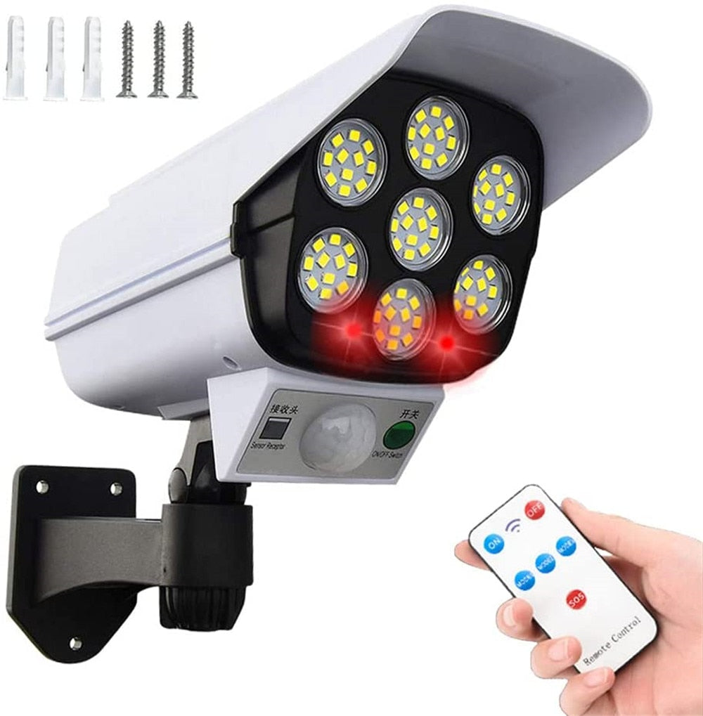 Outdoor Solar Powered Motion Light Camera