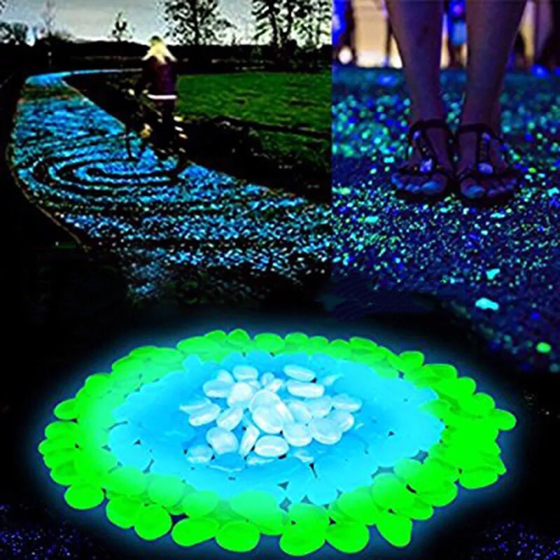 Solar Powered Outdoor Pathway Glow Stones