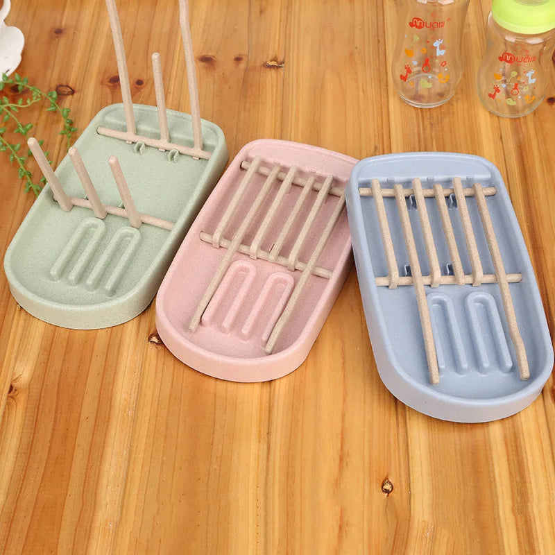 Baby Bottle Drying Rack with Storage Holders
