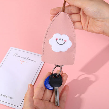 Colorful Fruit Pattern Keychain Holder