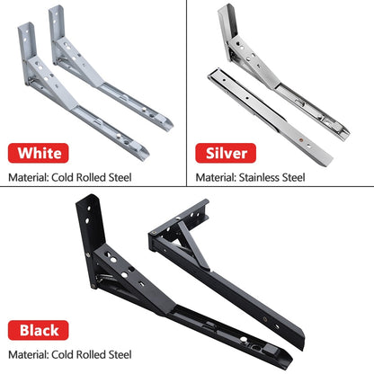 Space-Saving Foldable Wall Shelf Bracket