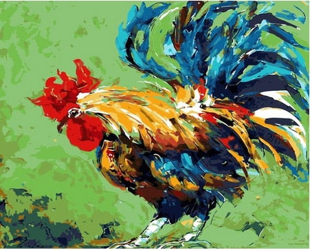 Colorful Animal Art Kit by Numbers