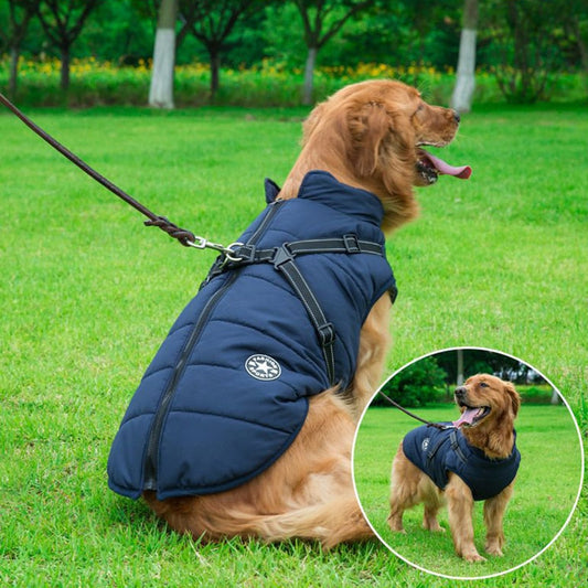 Cozy Dog Jacket with Integrated Safety Harness - Fesara