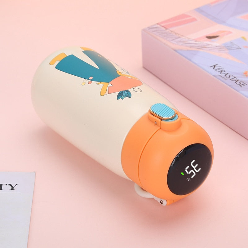 Colorful LED Smart Insulated Water Bottle - Fesara