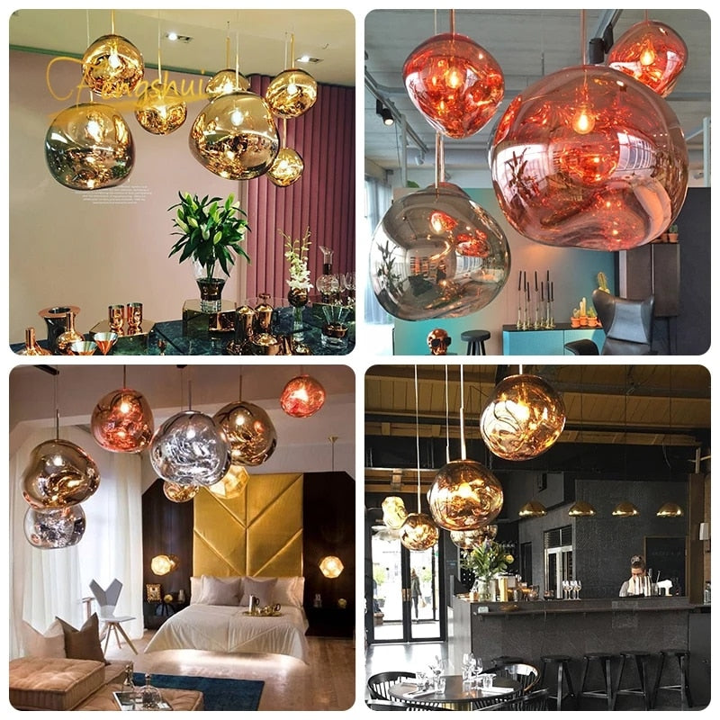 Elegant Glow Pendant - Modern LED Hanging Lamp