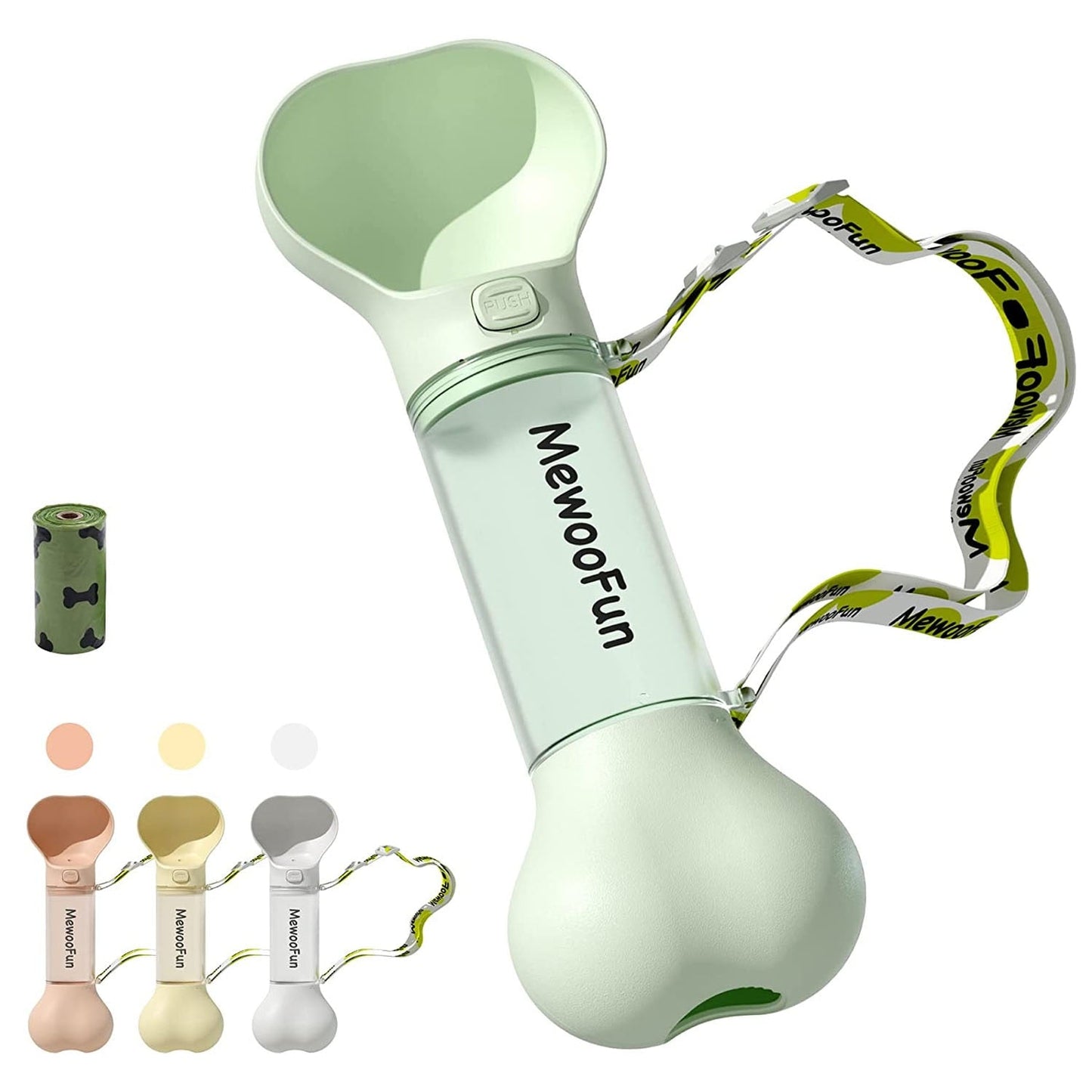 Fesara Cute Dog Bone Water Bottle