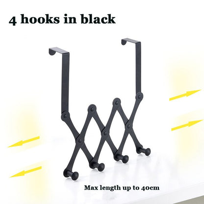 Space Saving Over Door Closet Hook Rack