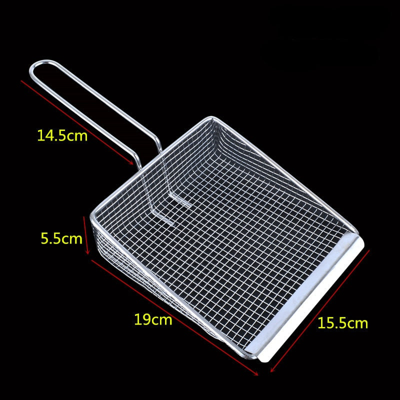 Premium Metal Cooking Strainer Spatula