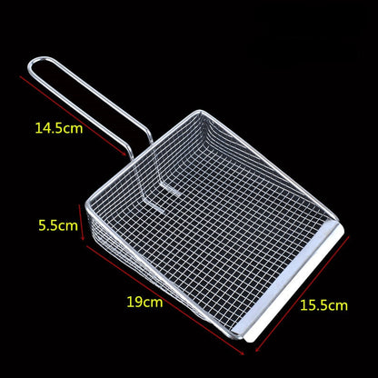 Premium Metal Cooking Strainer Spatula