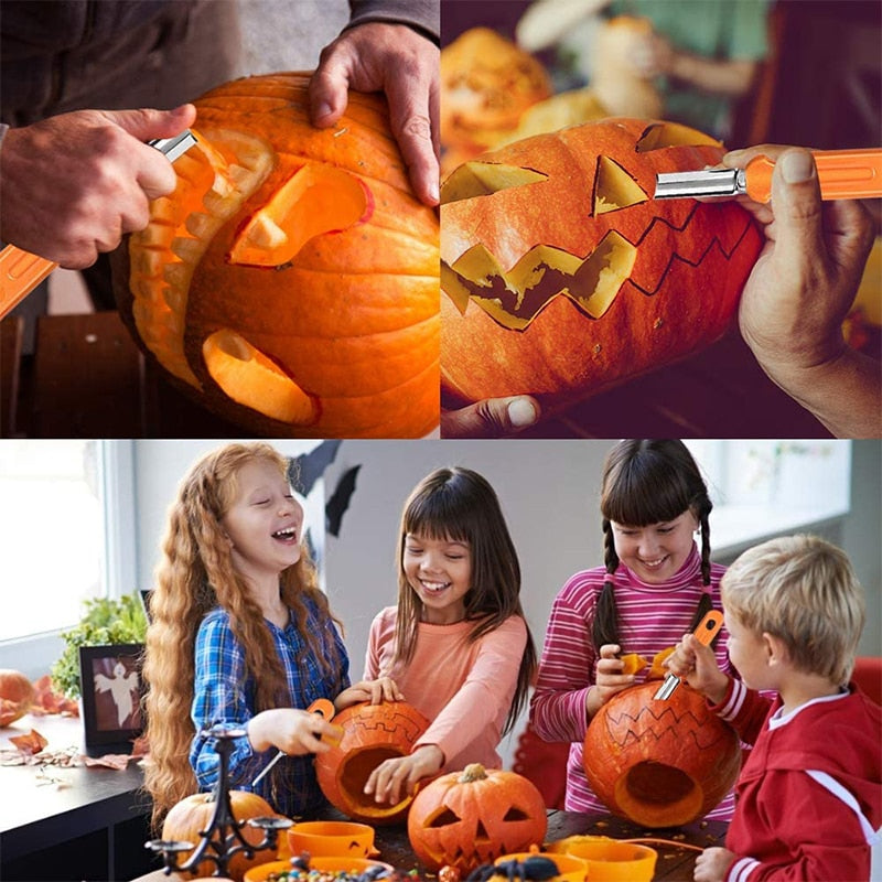 Complete Pumpkin Decorating Tool Set