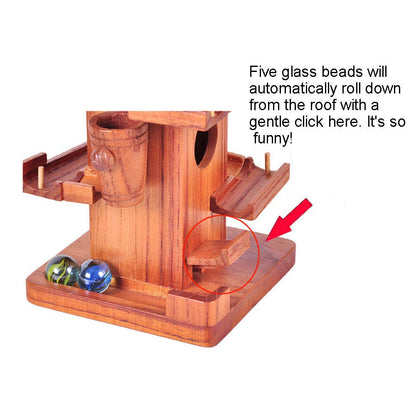 Fun Wooden Puzzle Ball Maze Game