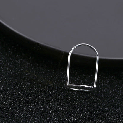 Edgy Metal Stacking Nail Rings