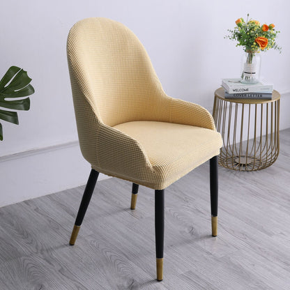 Stretchy Snug Fit Curved Chair Slipcover