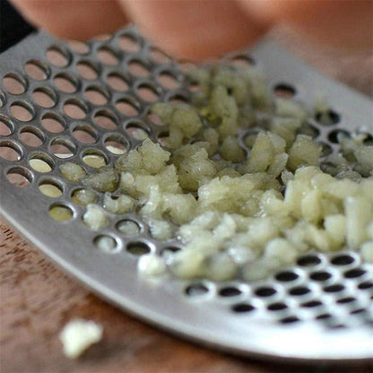 Premium Stainless Steel Garlic Crusher