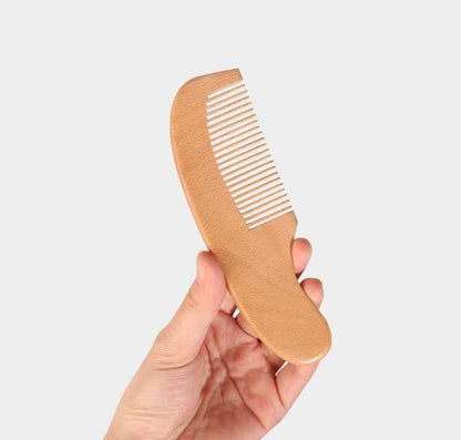 Gentle Baby Hair Brush Set - Soft Wooden Comb for Infants