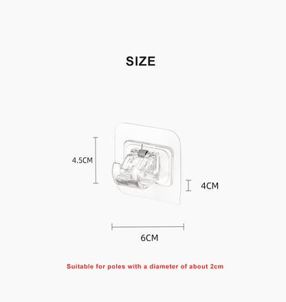 Easy Stick Curtain Rod Bracket