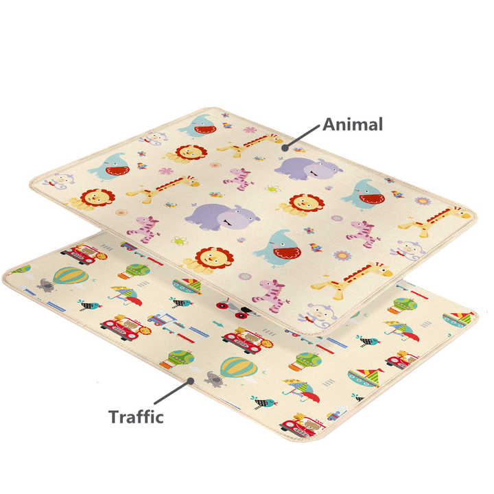 Portable Baby Play Gym with Vibrant Fun Pattern