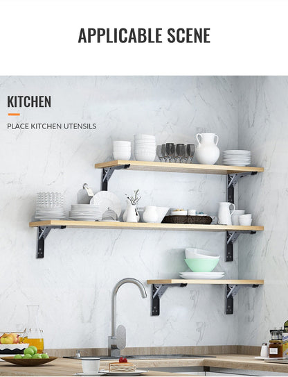 Space-Saving Foldable Wall Shelf Bracket