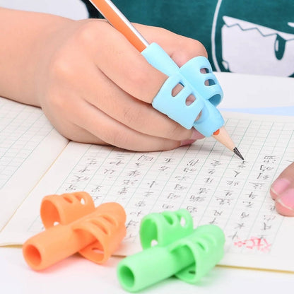 Colorful Kids Pencil Holder Finger Guide