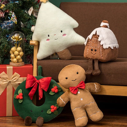 Soft Christmas Teddy – Cuddly Gingerbread Friend Plush Toy