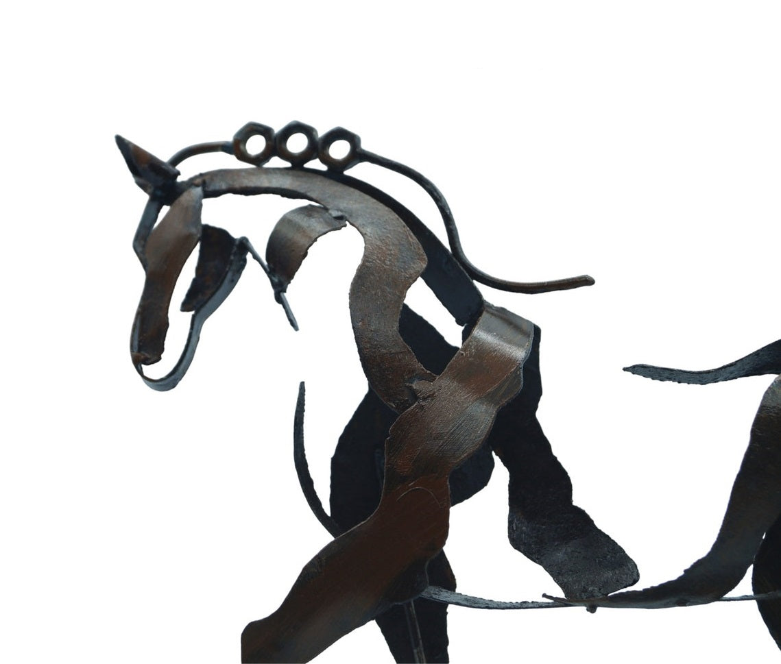 Unique Iron Horse Figurine Decoration