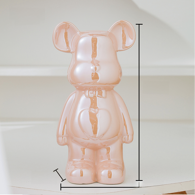 Cute Teddy Bear Figurine for Home Decor